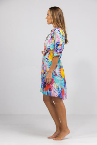 CANBERRA - PINTUCKS DRESS