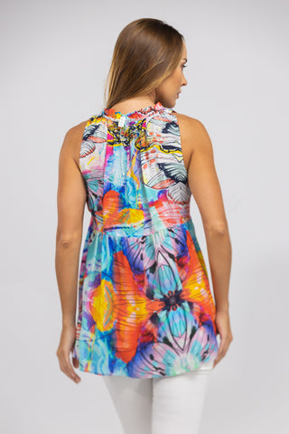 CANBERRA - FRILL ARMHOLE TOP