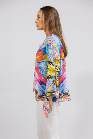 CANBERRA - KNOT CUFF LONG SLEEVE TOP