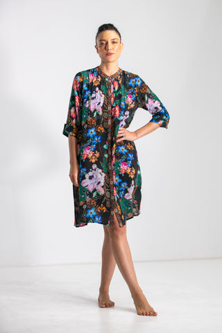 MIRAMARE GARDEN - PINTUCK DRESS