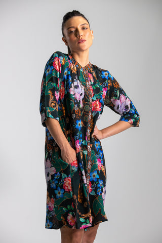 MIRAMARE GARDEN - PINTUCK DRESS