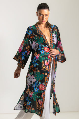MIRAMARE GARDEN - KIMONO LONG SHRUG