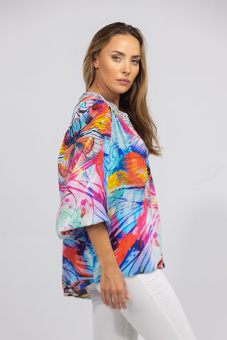 CANBERRA - V NECK TOP NEW