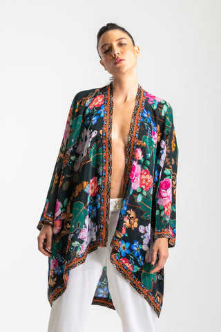 MIRAMARE GARDEN - KIMONO SHORT SHRUG