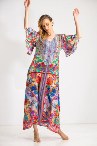BOBOLI GARDENIA - MAXI SUNDRESS DRESS