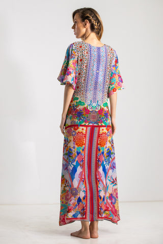 BOBOLI GARDENIA - MAXI SUNDRESS DRESS