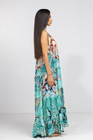 GOLDCOAST - FRILL ARMHOLE MAXI DRESS