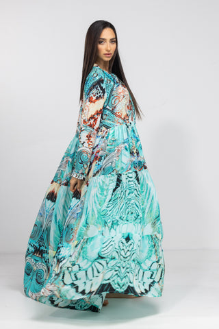 GOLDCOAST - FRONT PLACKET MAXI DRESS