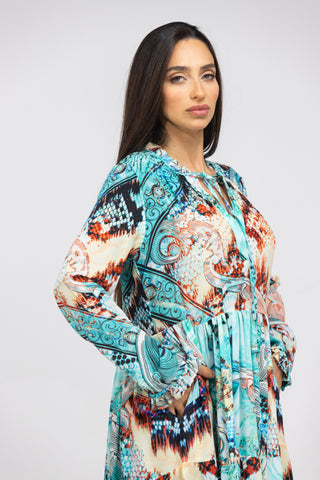 GOLDCOAST - FRONT PLACKET MAXI DRESS