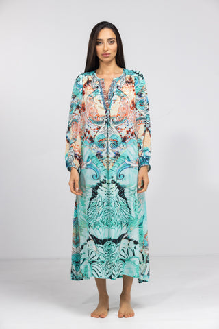 GOLDCOAST - V NECK DRESS LONG