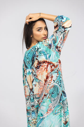 GOLDCOAST - V NECK DRESS LONG