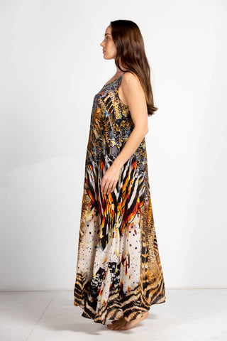 GOLDEN EAGEL - FLOWING MAXI DRESS