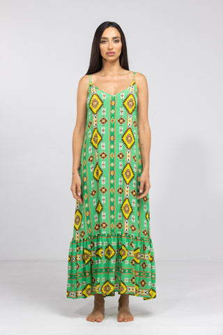 MELBOURNE - FRILL STRAP MAXI