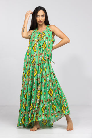 MELBOURNE - FRILL ARMHOLE MAXIDRESS