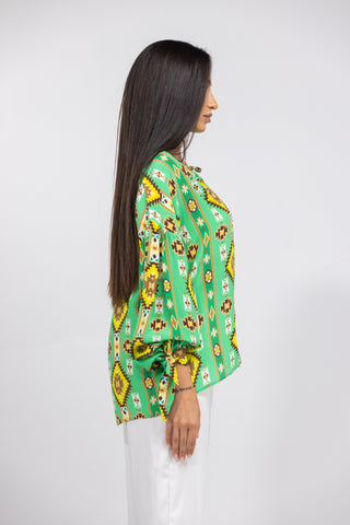 MELBOURNE - KNOT CUFF LONG SLEEVE TOP