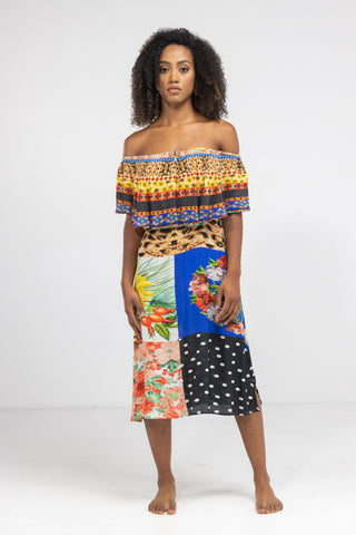 PERTH - FRILL NECK DRESS SHORT
