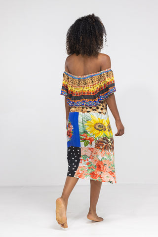 PERTH - FRILL NECK DRESS SHORT