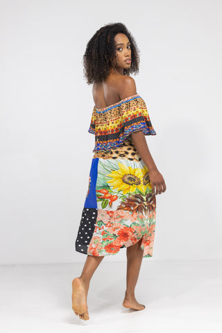 PERTH - FRILL NECK DRESS SHORT