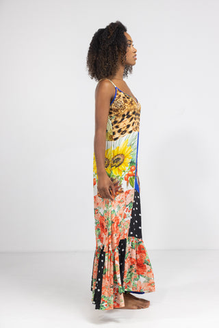 PERTH - FRILL STRAP MAXI