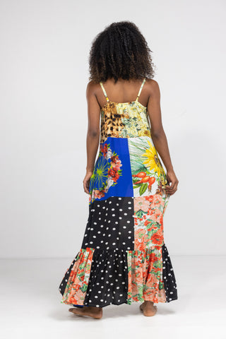 PERTH - FRILL STRAP MAXI