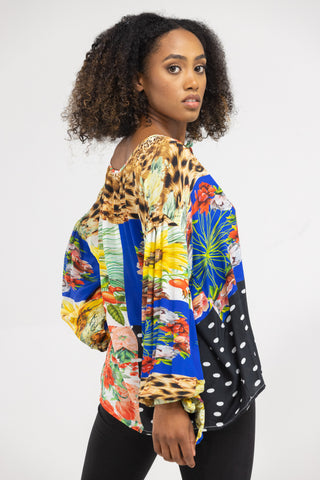 PERTH - KNOT CUFF LONG SLEEVE TOP