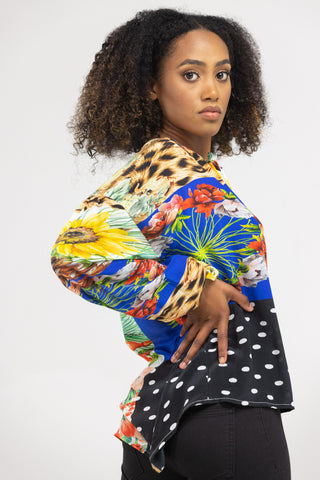 PERTH - KNOT CUFF LONG SLEEVE TOP