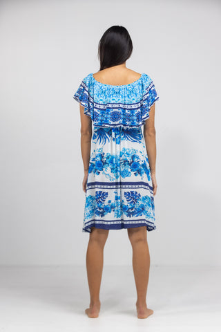 SYDNEY - FRILL NECK DRESS SHORT