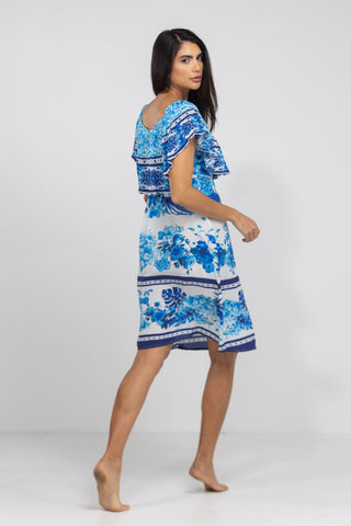 SYDNEY - FRILL NECK DRESS SHORT