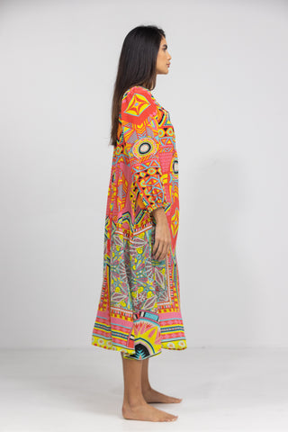 HOBART - V NECK DRESS LONG