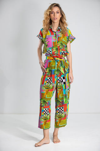 PANTHERA - CAP SLEEVE JUMPSUIT