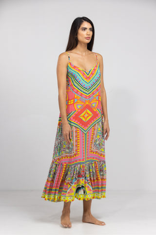 HOBART - FRILL STRAP MAXI