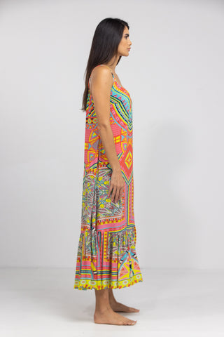 HOBART - FRILL STRAP MAXI