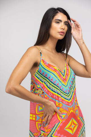 HOBART - FRILL STRAP MAXI