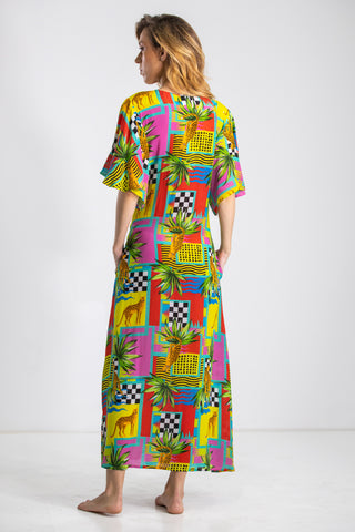 PANTHERA - MAXI SUNDRESS DRESS