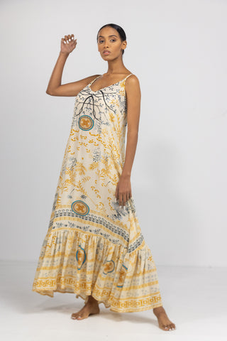 BRISBANE - FRILL STRAP MAXI